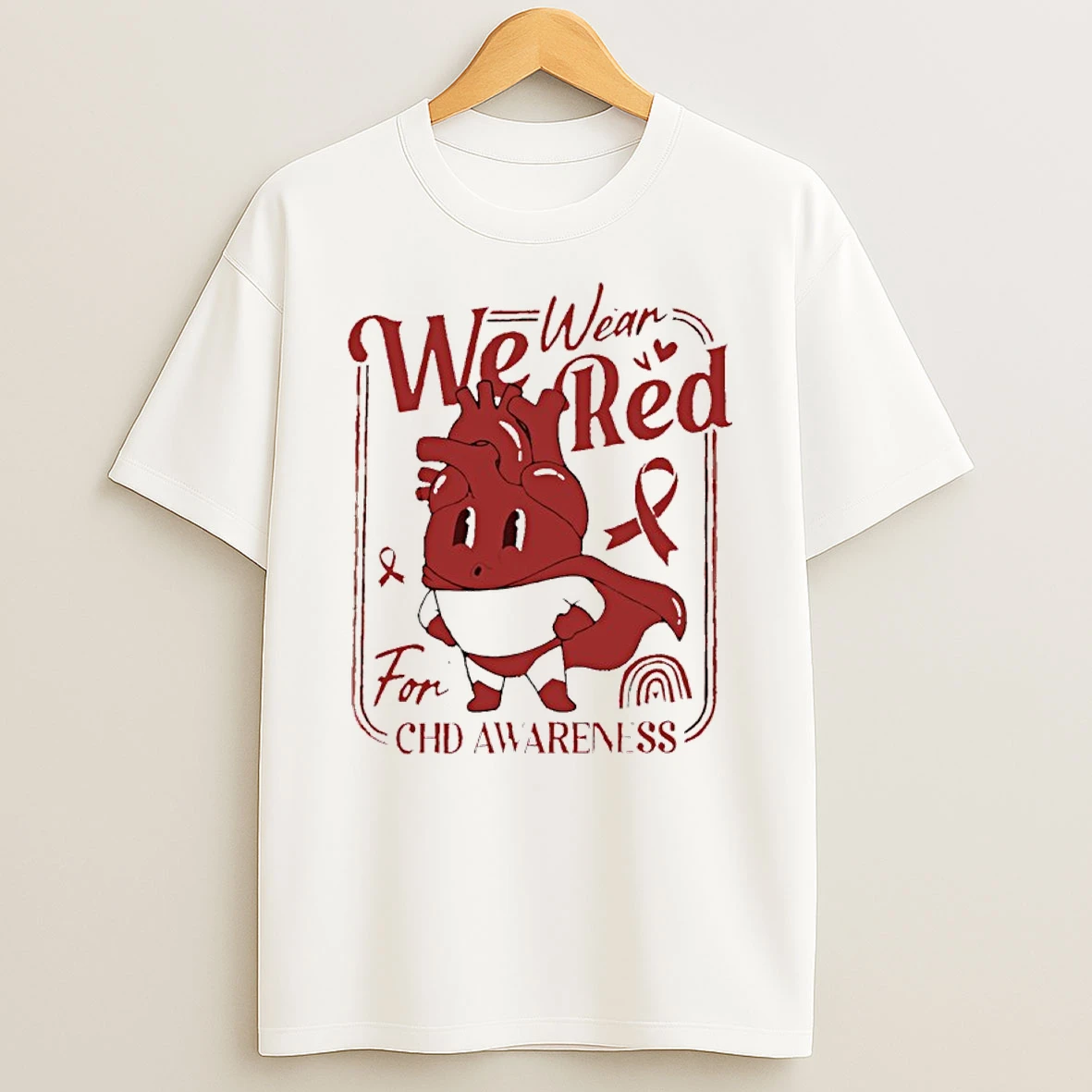 We Wear Red For Chd Awareness Shirts