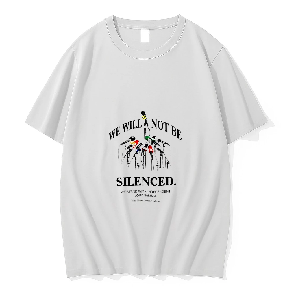 We Will Not Be Silenced We Stand With Independent Journalism Micro Woman Shirts