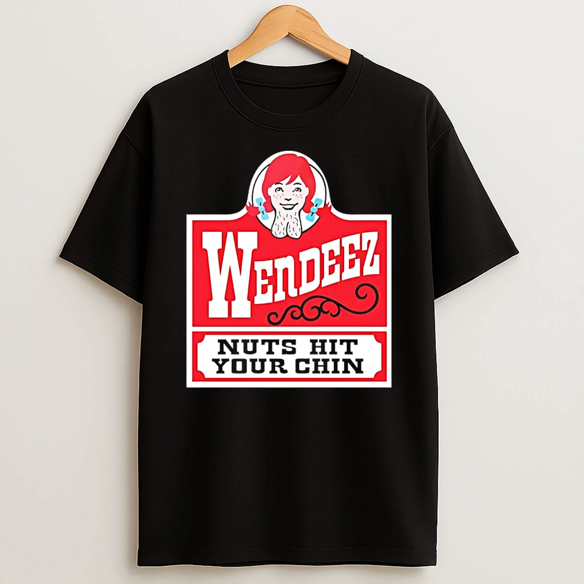 Wendeez Nuts Hit Your Chin Logo Shirts