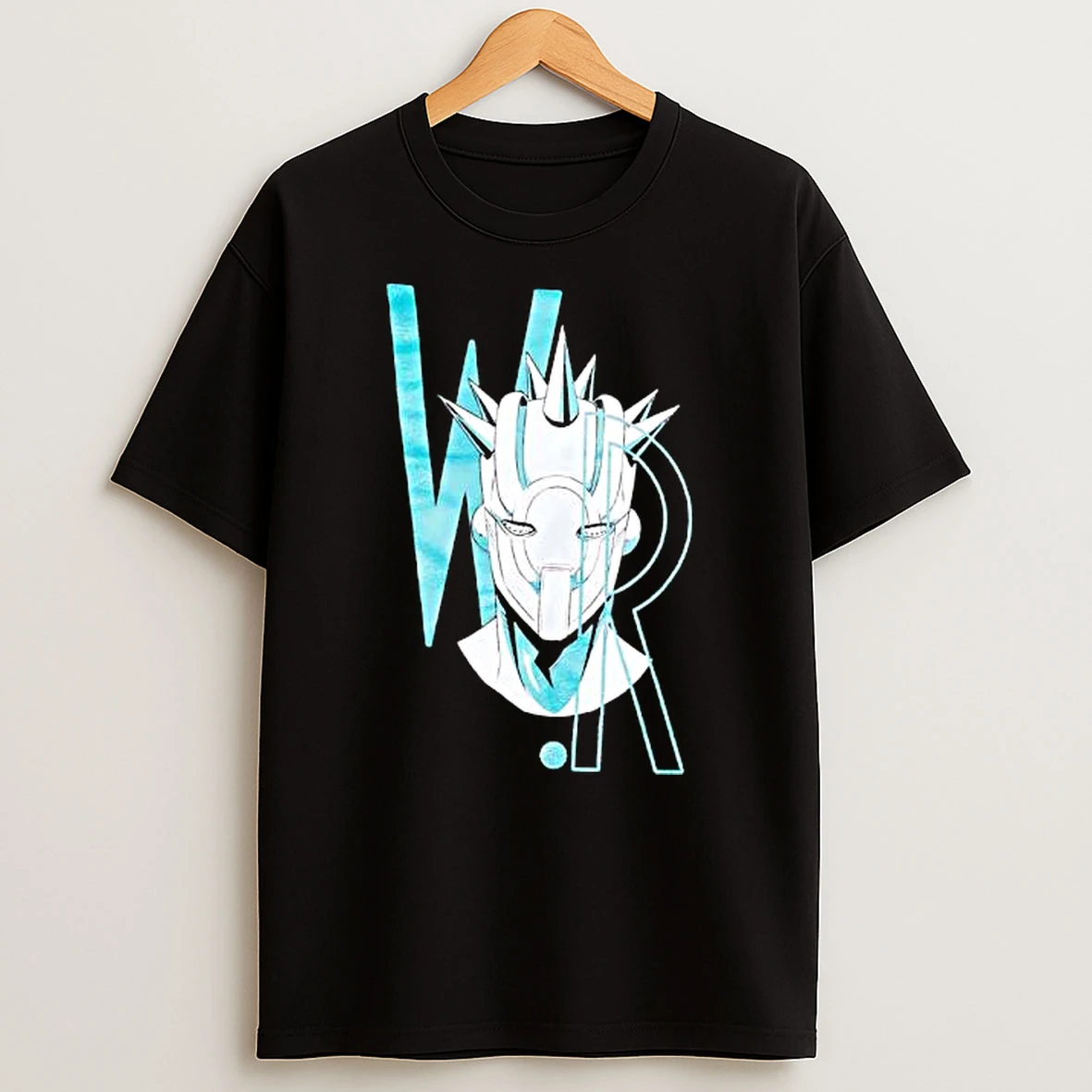White Record Jojo Bizarre Adventure Anime Stand Character Graphic Shirts