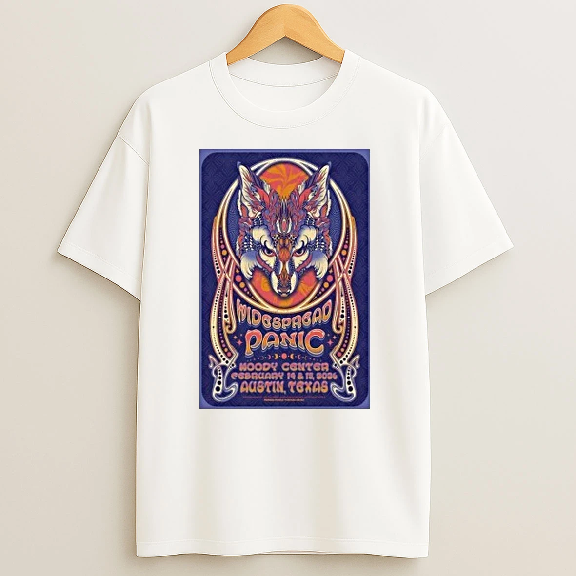 Widespread Panic Feb 14 And 15 2026 Austin Texas Shirts