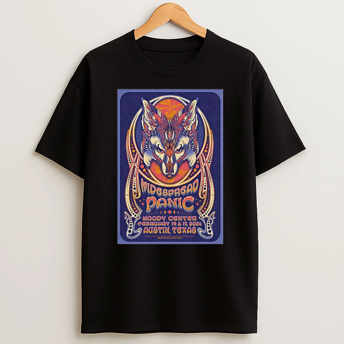 Widespread Panic Moody Center Austin Tx February 14 15 2026 Shirts