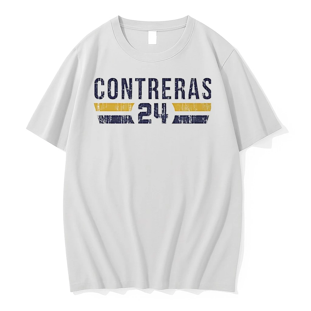 William Contreras 24 Milwaukee Brewers Player Name And Number Shirts