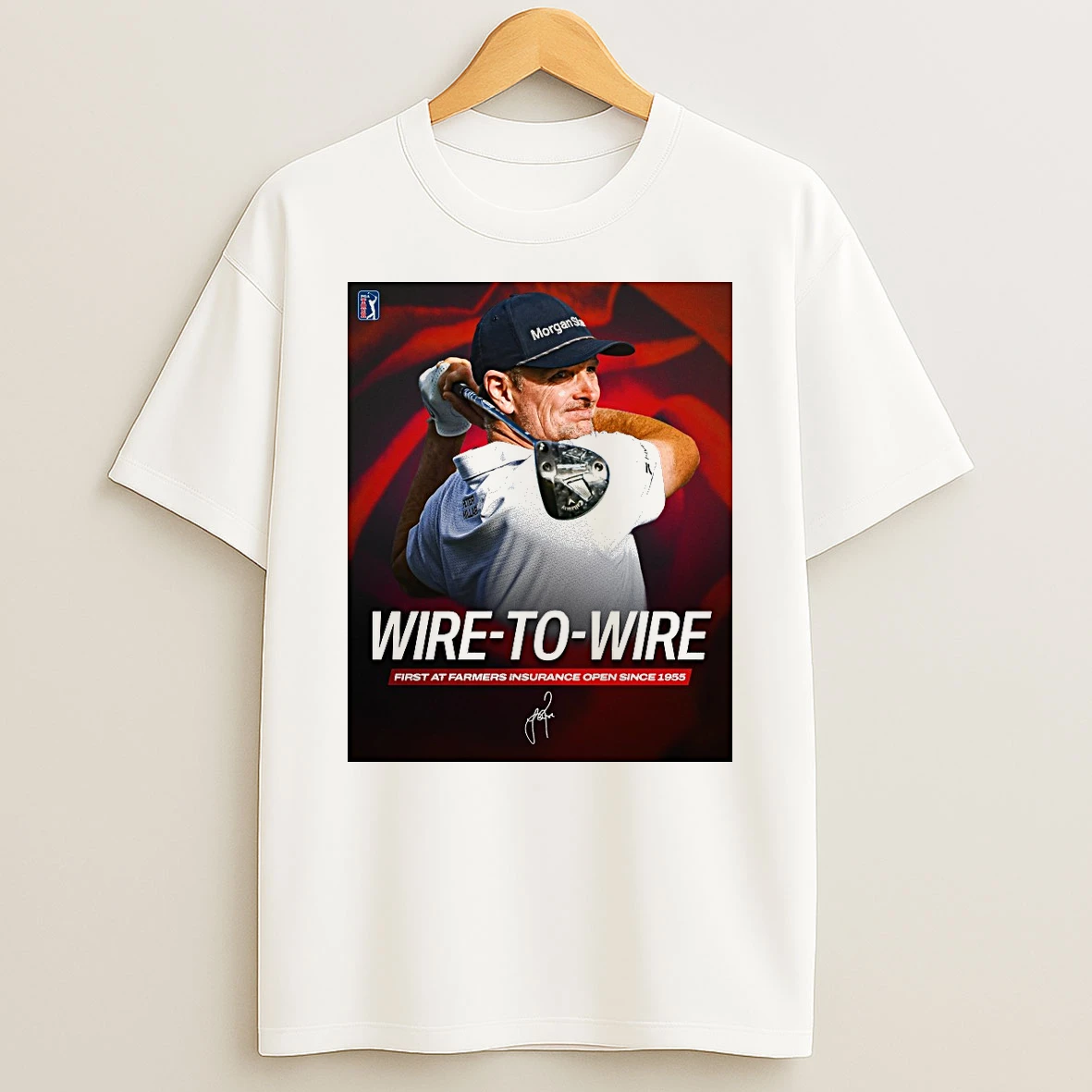 Wire To Wire First At Farmers Insurance Open Since 1955 Pga Tour Signature Shirts