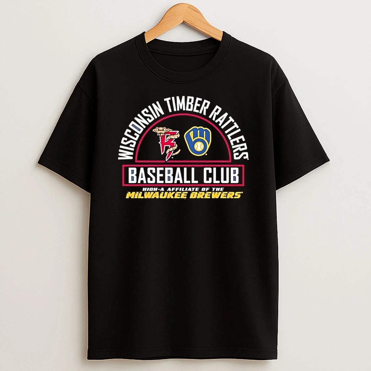Wisconsin Timber Rattlers Baseball Club High A Affiliate Milwaukee Brewers Shirts