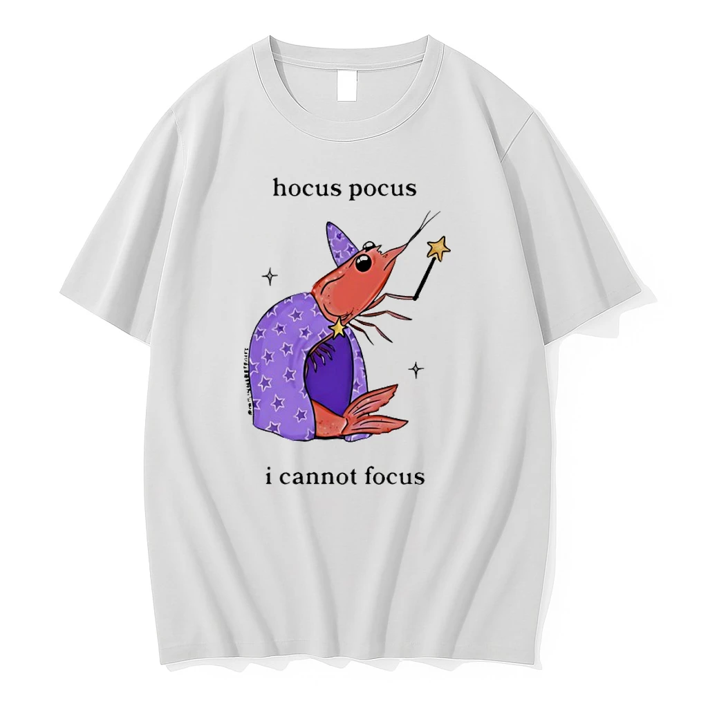 Wizard Shrimp Hocus Pocus I Cannot Focus Shirts