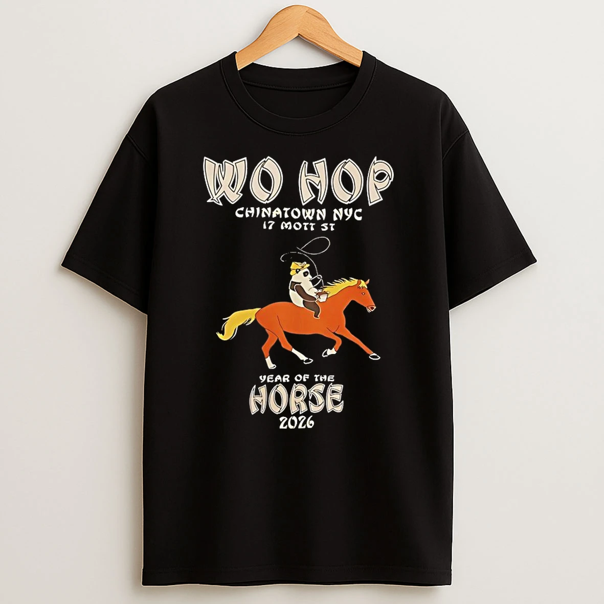 Wo Hop Chinatown Nyc Year Of The Horse 2026 Shirts