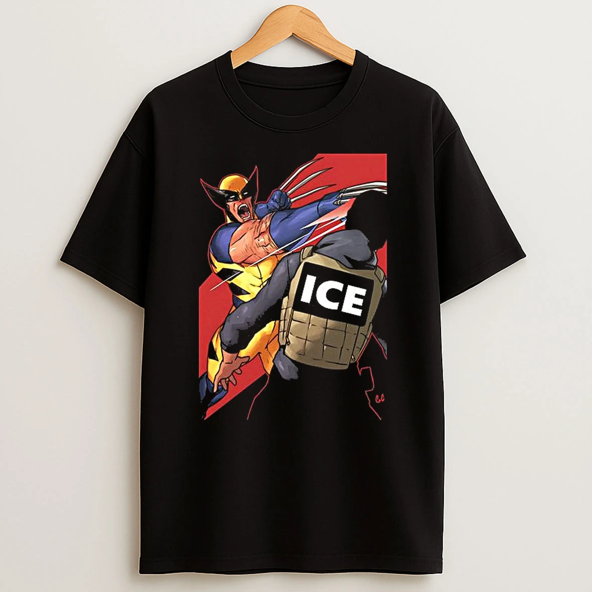 Wolverine Fuck Ice Forever And Always Caricature Woman Shirts