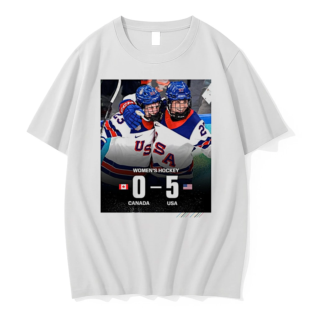 Womens Hockey Final Score Canada 0 5 Usa Milan Cortina 2026 Shirts