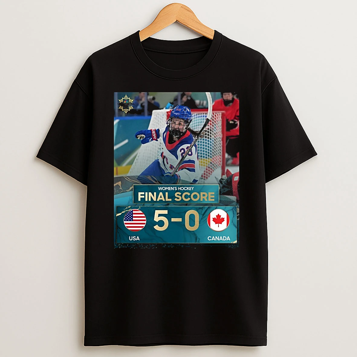 Womens Hockey Final Score Usa 5 0 Canada Milan Cortina 2026 Shirts