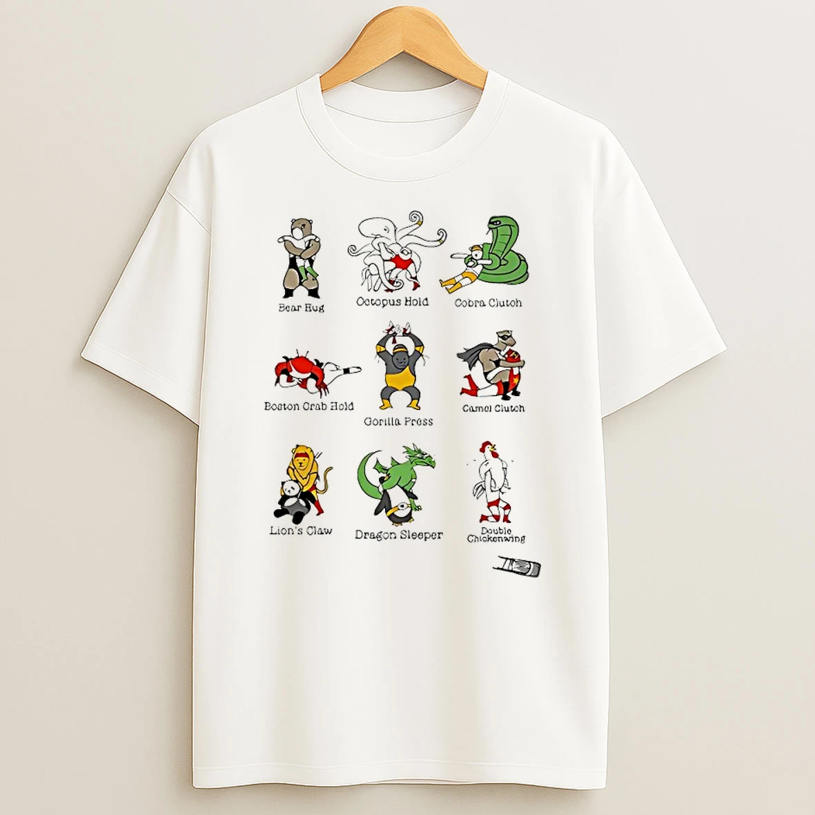 Wrestling Holds Animal Shirts