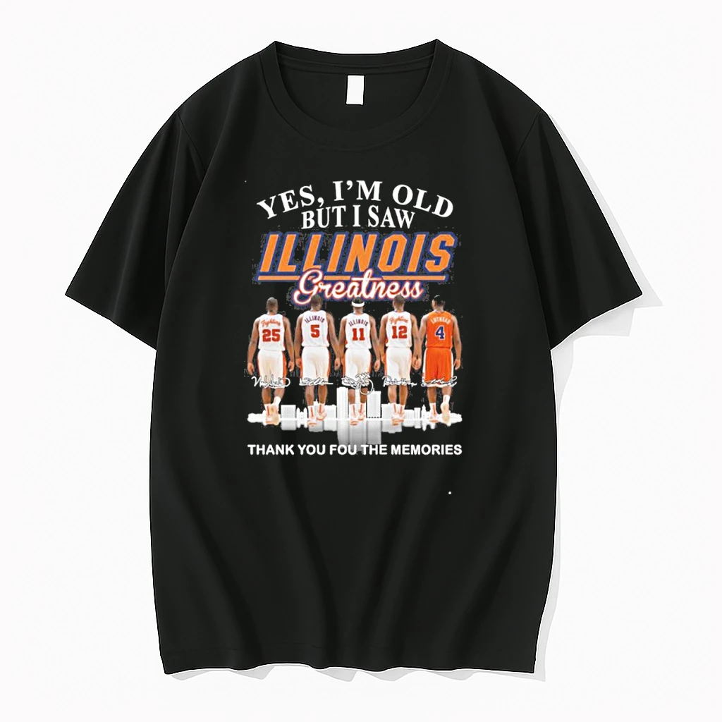 Yes Im Old But I Saw Illinois Mens Basketball Greatness Shirts
