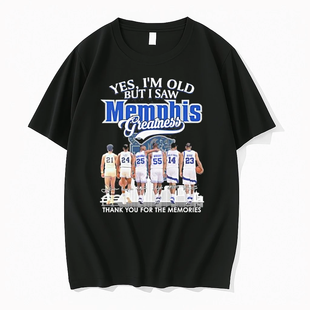 Yes Im Old But I Saw Memphis Mens Basketball Greatness Shirts