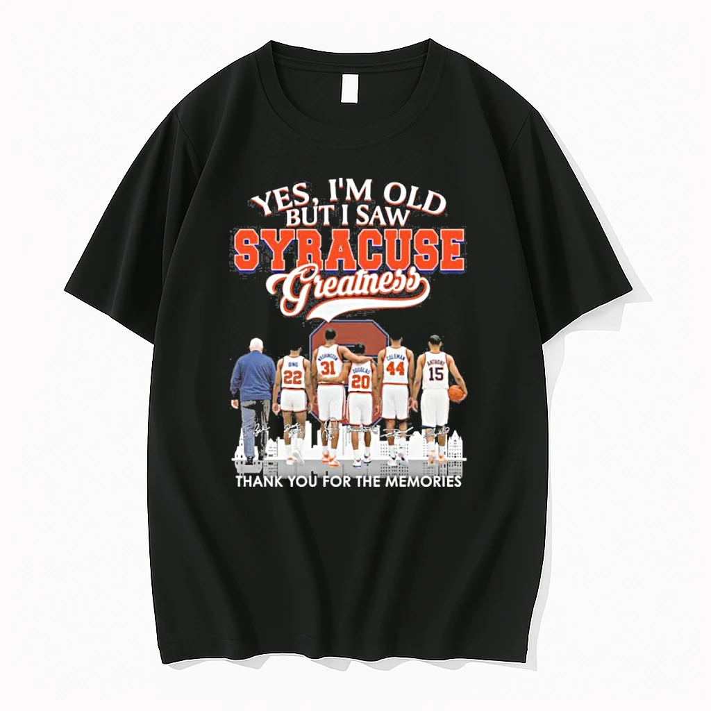 Yes Im Old But I Saw Syracuse Orange Basketball Greatness Shirts