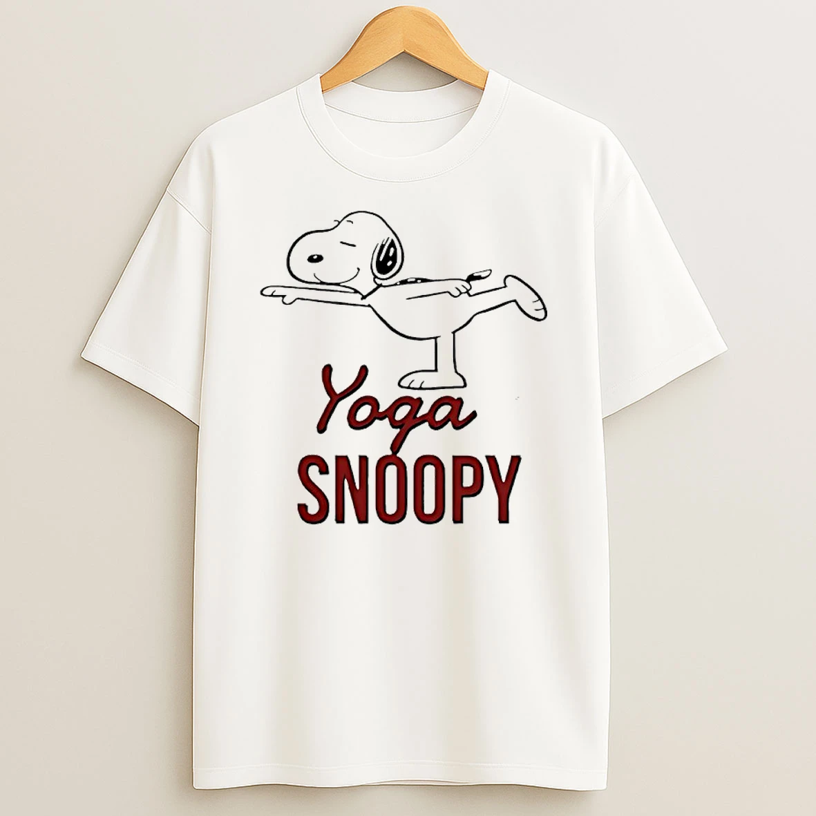 Yoga Snoopy Warrior Pose Shirts