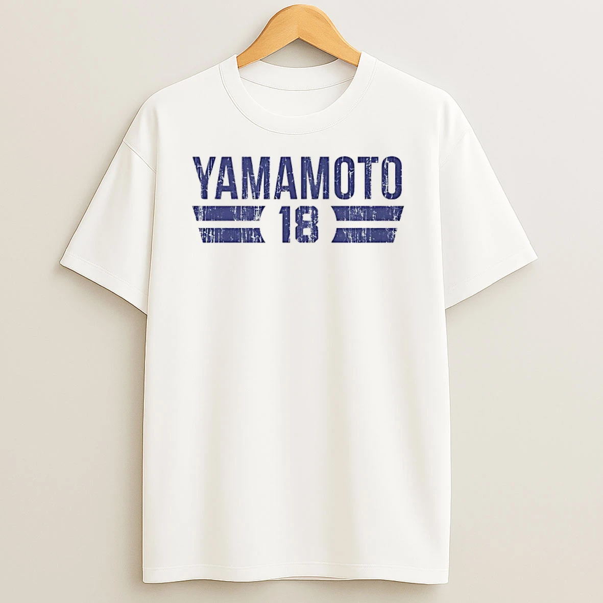 Yoshinobu Yamamoto 18 Los Angeles Dodgers Player Name And Number Shirts