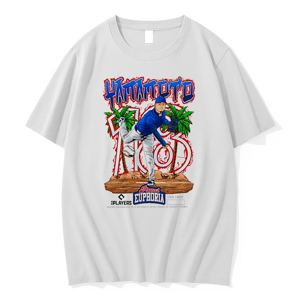 Yoshinobu Yamamoto Los Angeles Dodgers Mlb 2026 Planet Euphoria Art Shirts