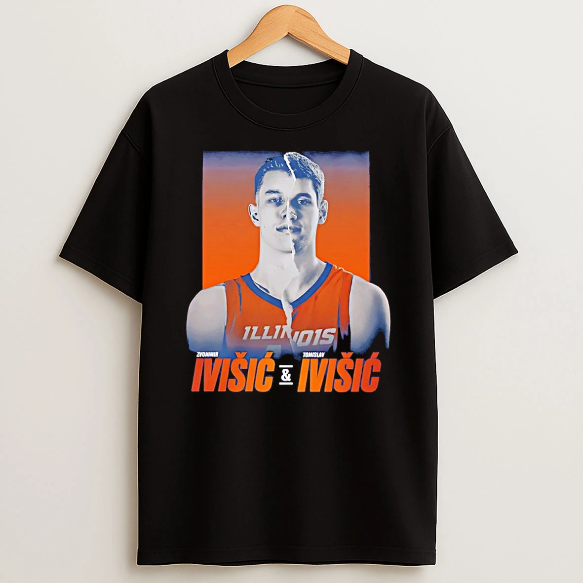 Zvonimir Ivisic And Tomislav Ivisic Illinois Fighting Illini Ivisic Brothers Shirts