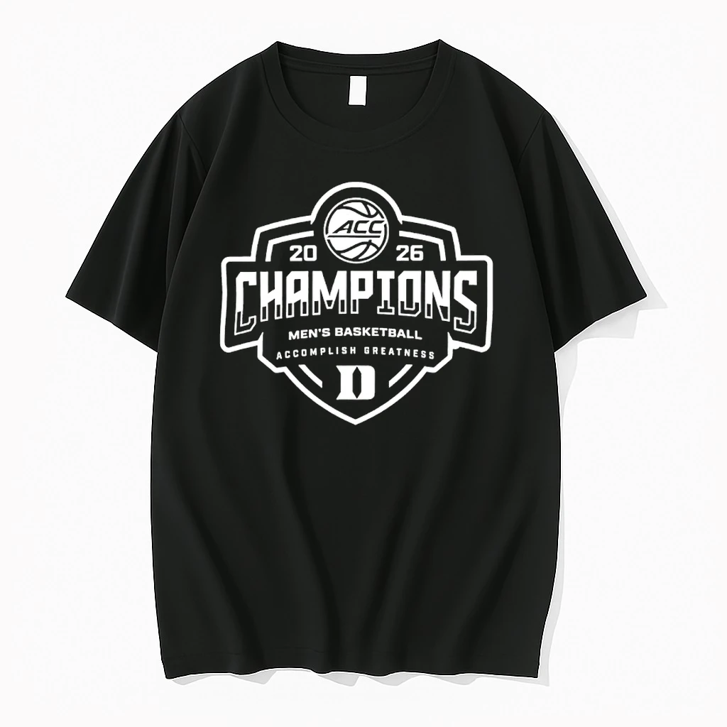 2026 Acc Mens Basketball Tournament Champions Duke Blue Devils Logo Shirts