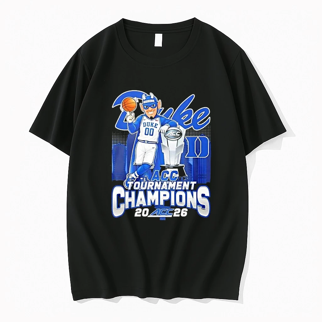 2026 Acc Tournament Champions Duke Blue Devils Mascot Skyline Shirts
