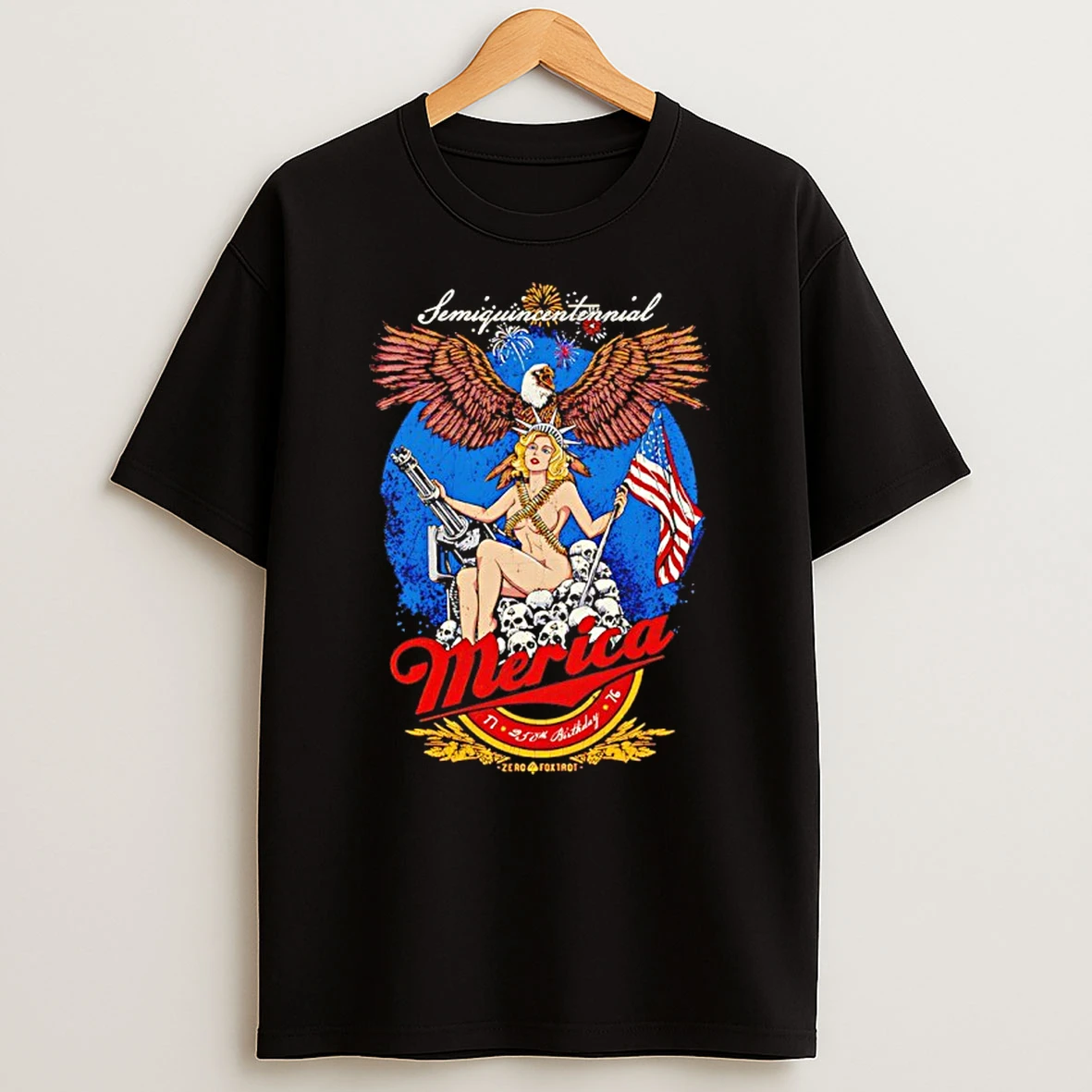 2026 Americas 250th Semiquincentennial Merica Eagles With Women Patriot Shirts