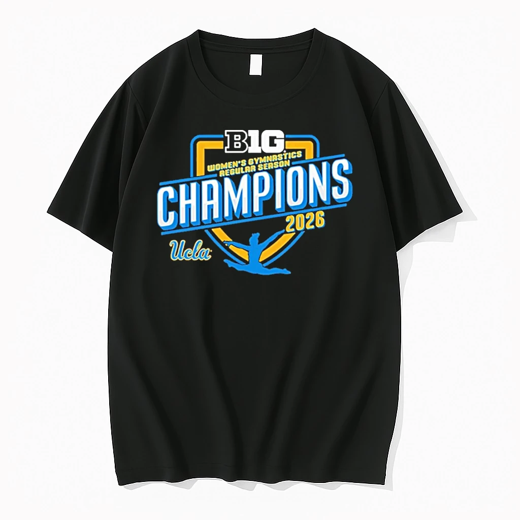 2026 Big Ten Womens Gymnastics Regular Season Tournament Champions Ucla Bruins Shirts