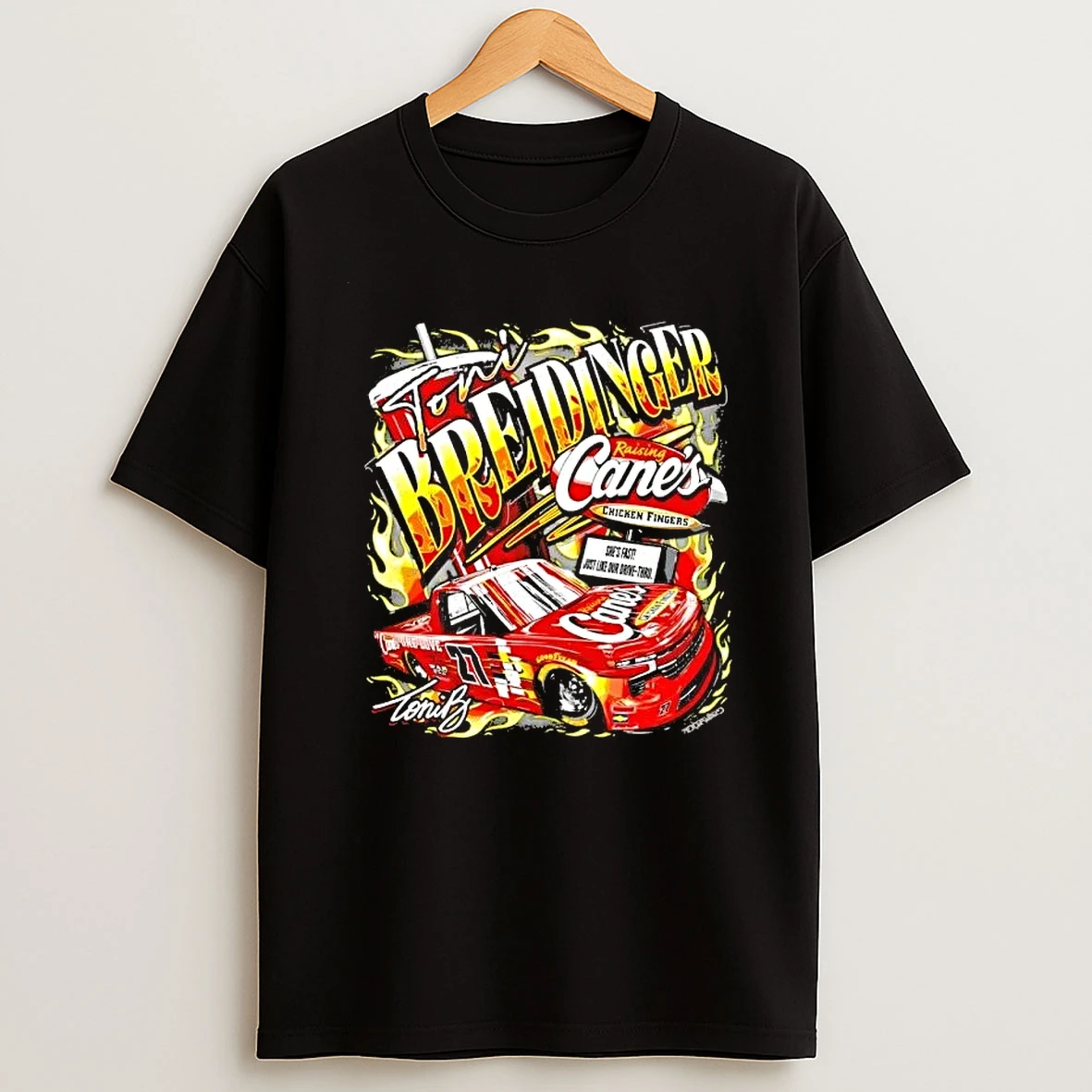 2026 Daytona Raising Canes Toni Breidinger Shirts