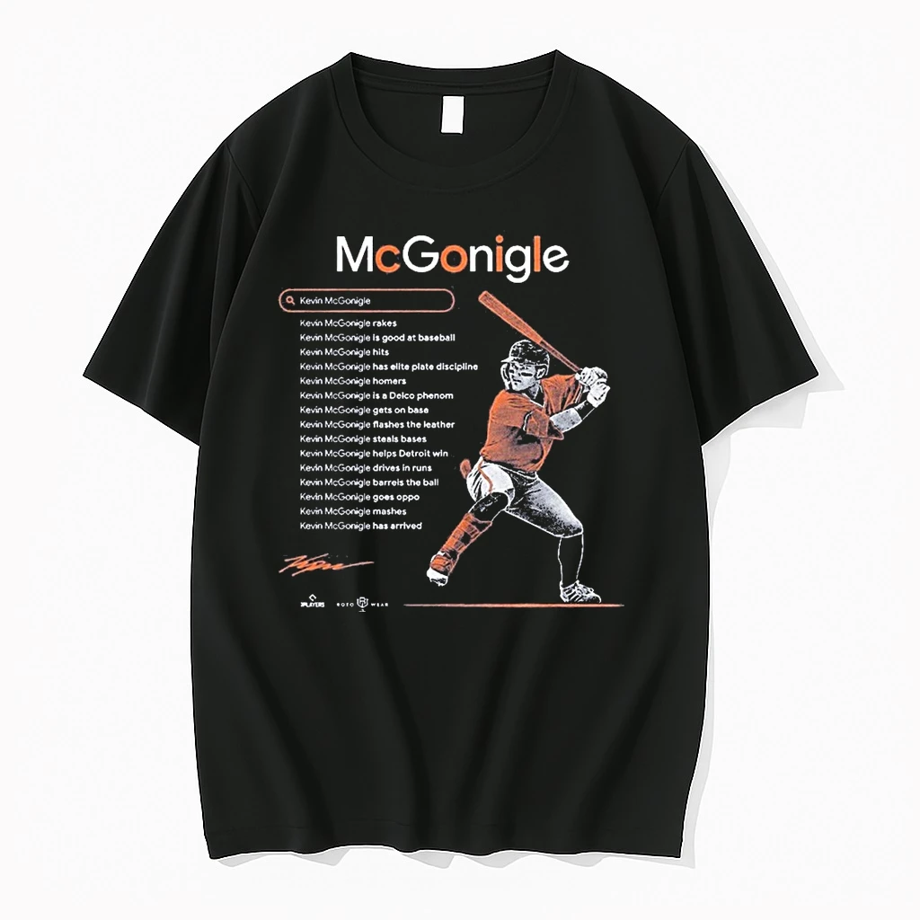 2026 Detroit Tigers Kevin Mcgonigle Rakes Is Good At Baseball Delco Phenom Signature Shirts