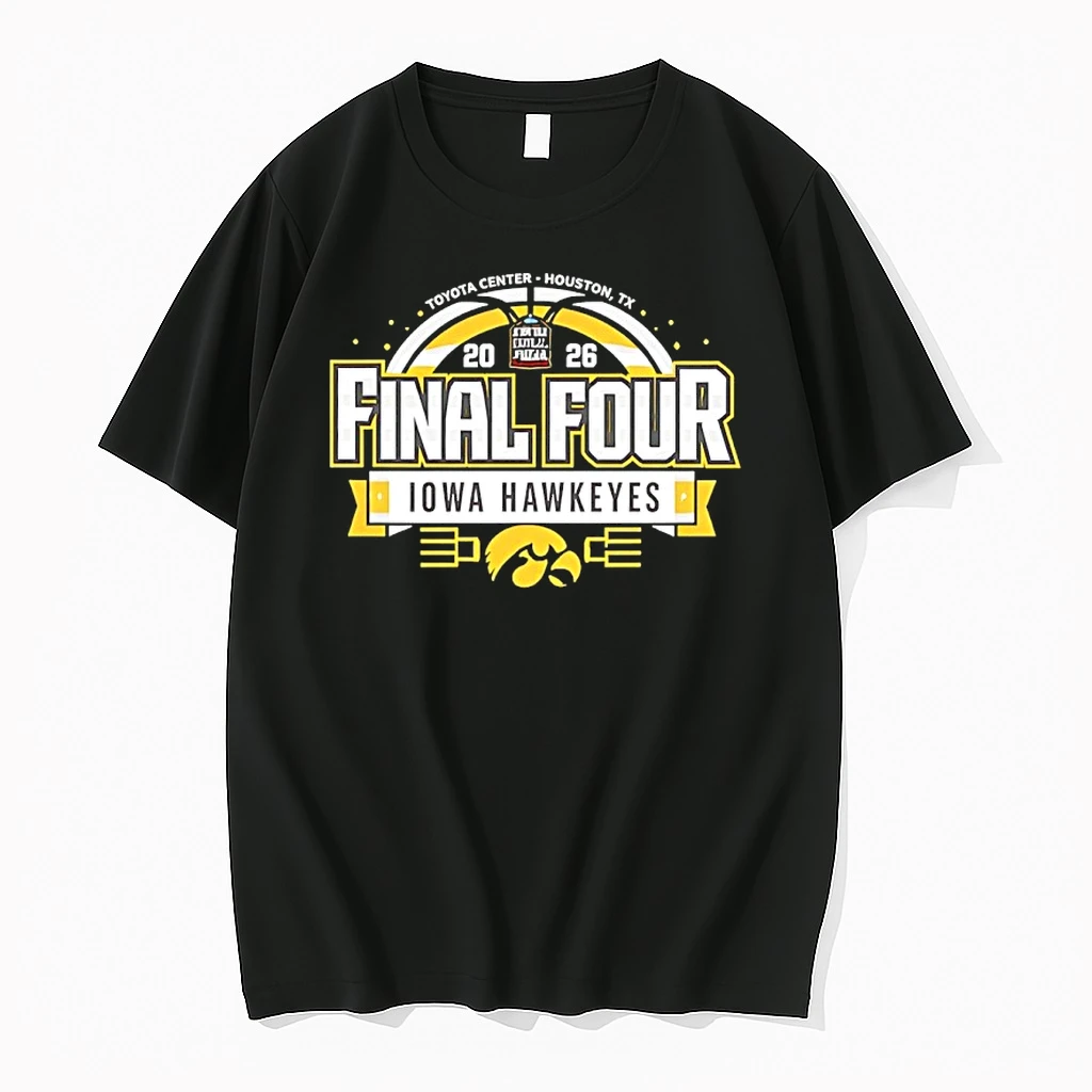 2026 Iowa Hawkeyes Mens Final Four Logo Shirts