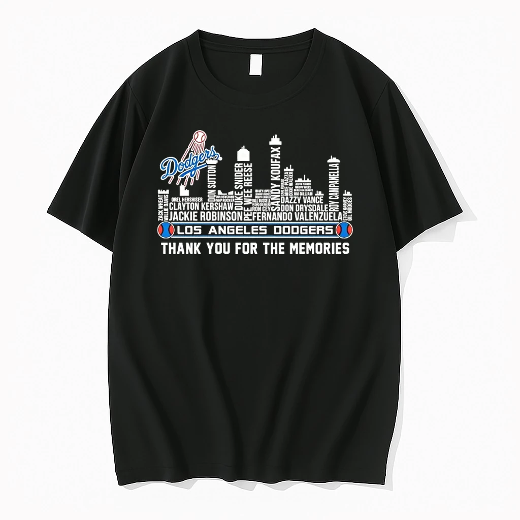 2026 Los Angeles Dodgers All Names City Thank You For The Memories Skyline Shirts