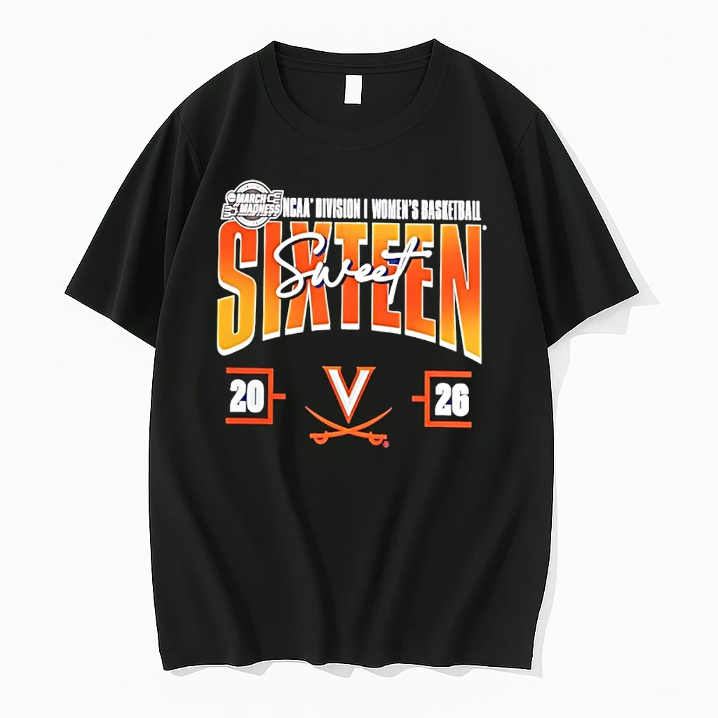 2026 March Madness Sweet 16 Virginia Cavaliers Ncaa Womens Basketball Tournament Shirts