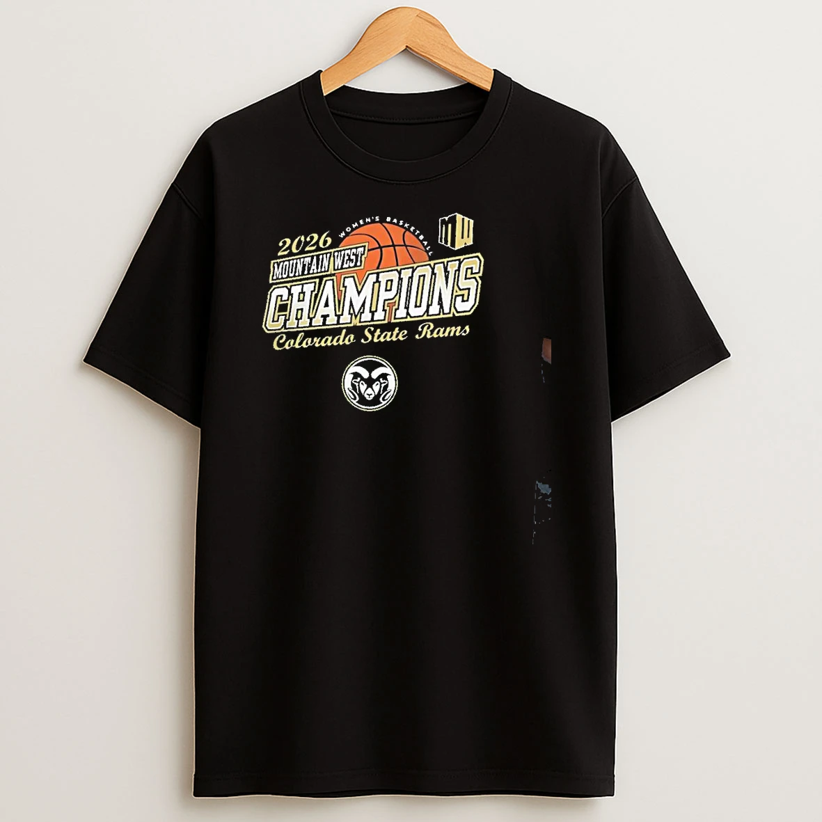 2026 Mountain West Tournament Champions Colorado State Rams Womens Basketball Shirts