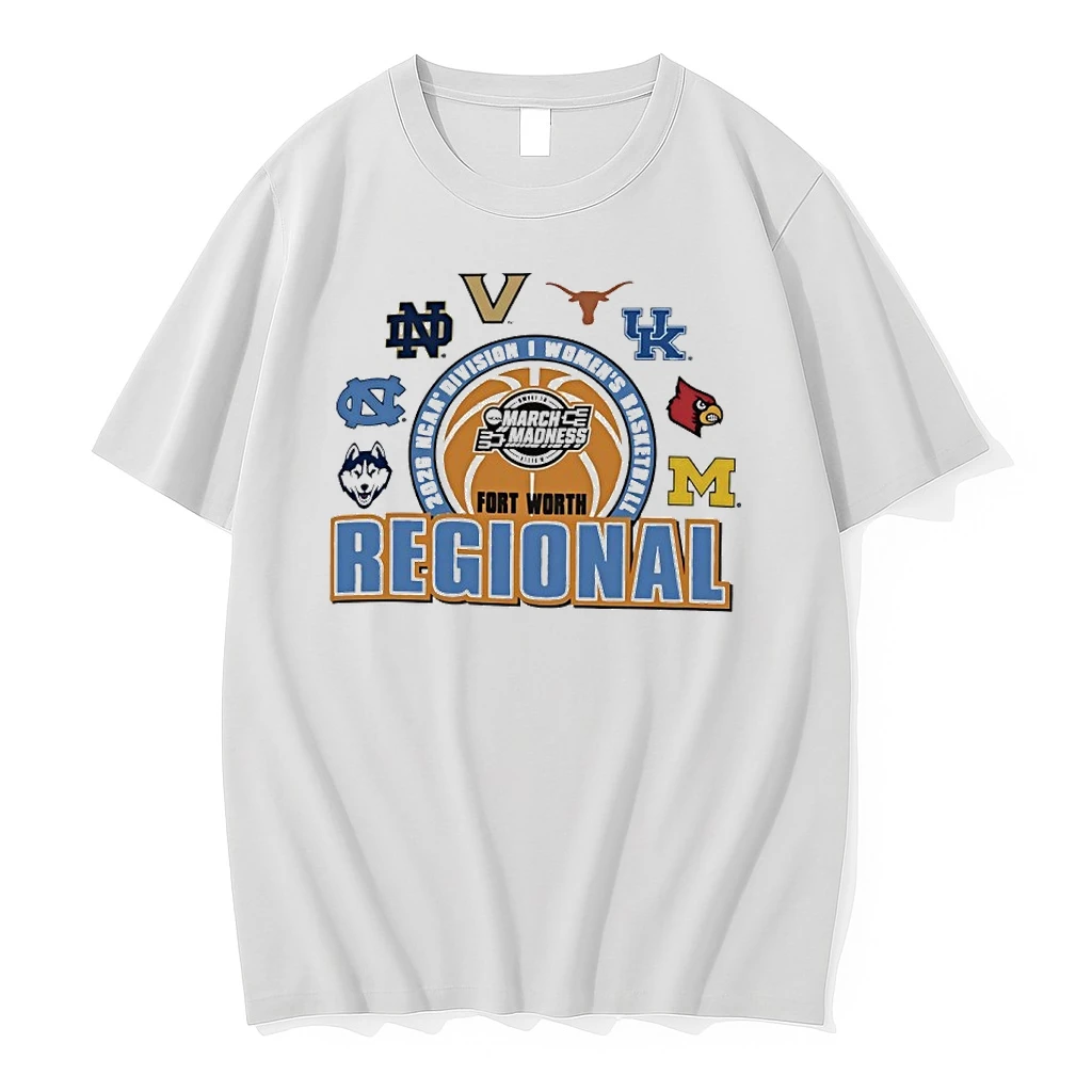 2026 Ncaa D1 Womens Basketball Tournament March Madness Fort Worth Regional Shirts