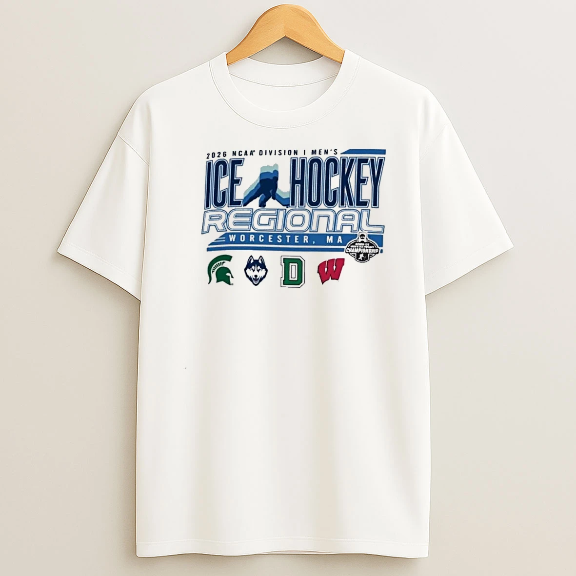 2026 Ncaa Di Mens Ice Hockey Regional Worcester Ma Shirts
