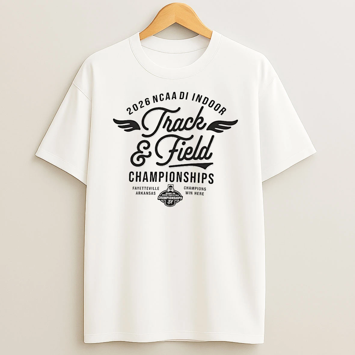2026 Ncaa Division I Indoor Track And Field Championships Fayetteville Arkansas Shirts