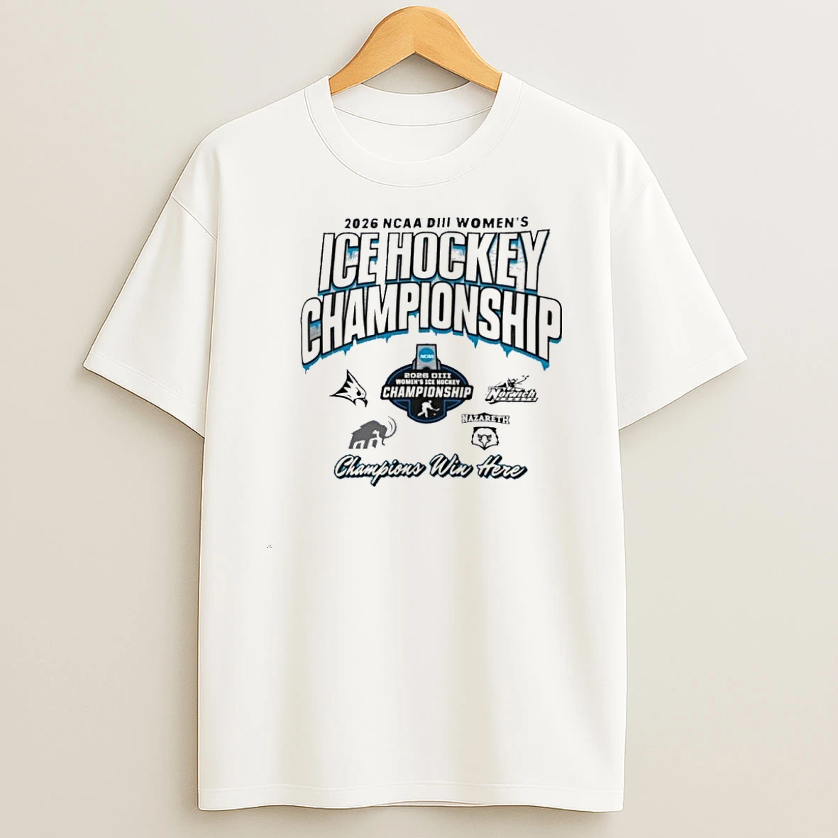 2026 Ncaa Division Iii Womens Ice Hockey Championship Shirts