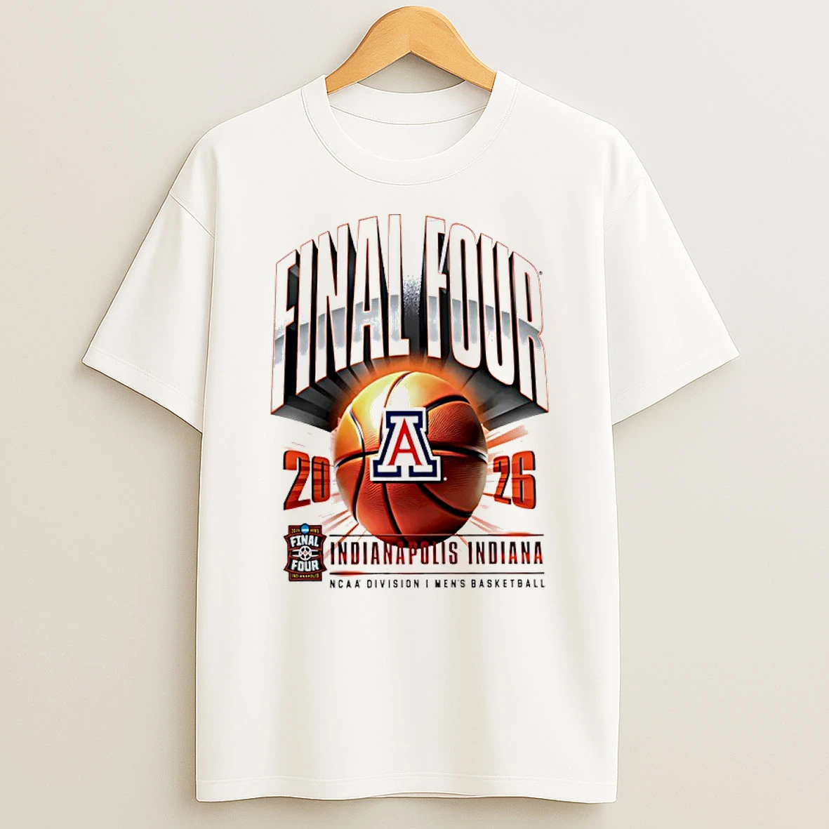 2026 Ncaa Mens Basketball Tournament March Madness Final Four Arizona Wildcats Shirts