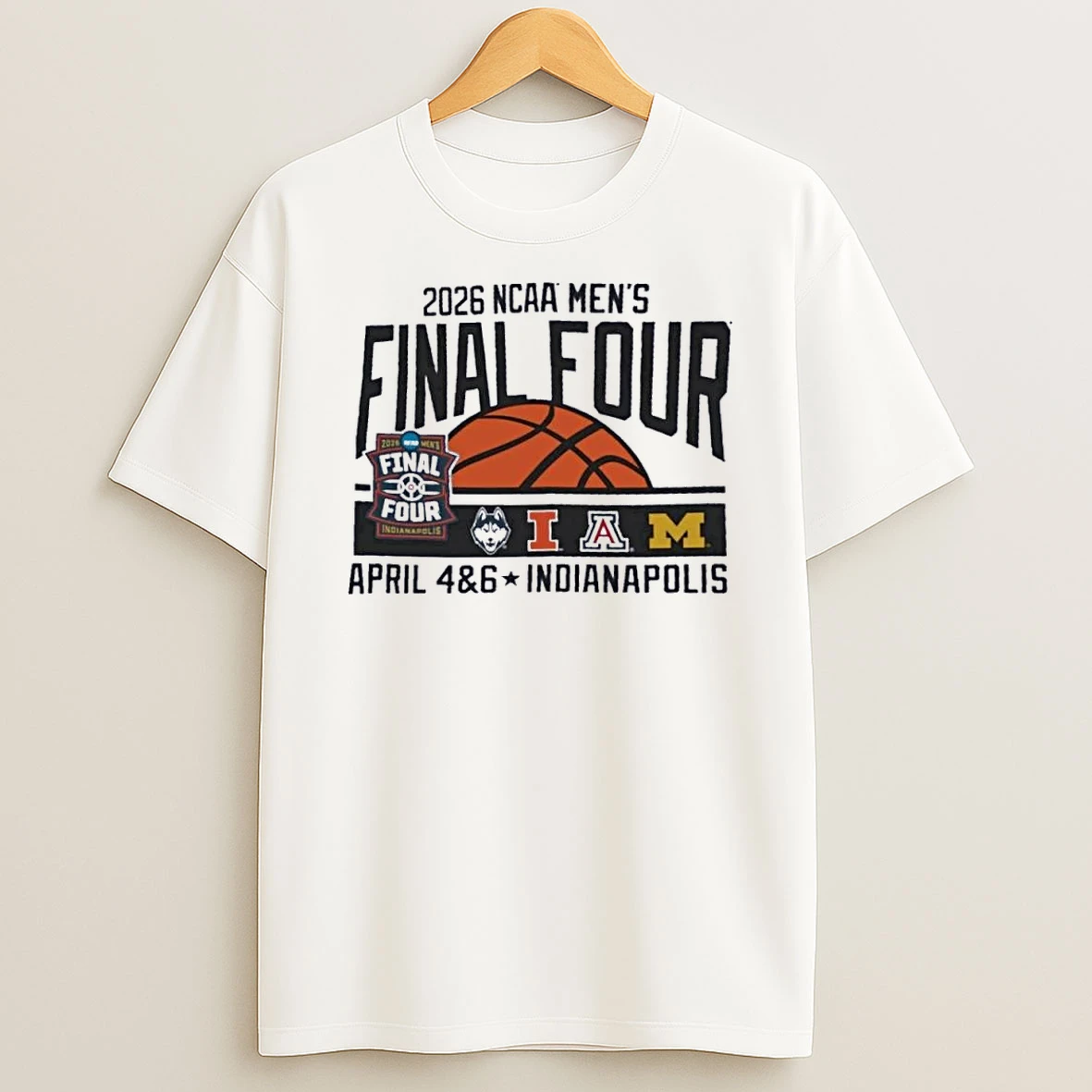 2026 Ncaa Mens Final Four April 4 6 Indianapolis Shirts