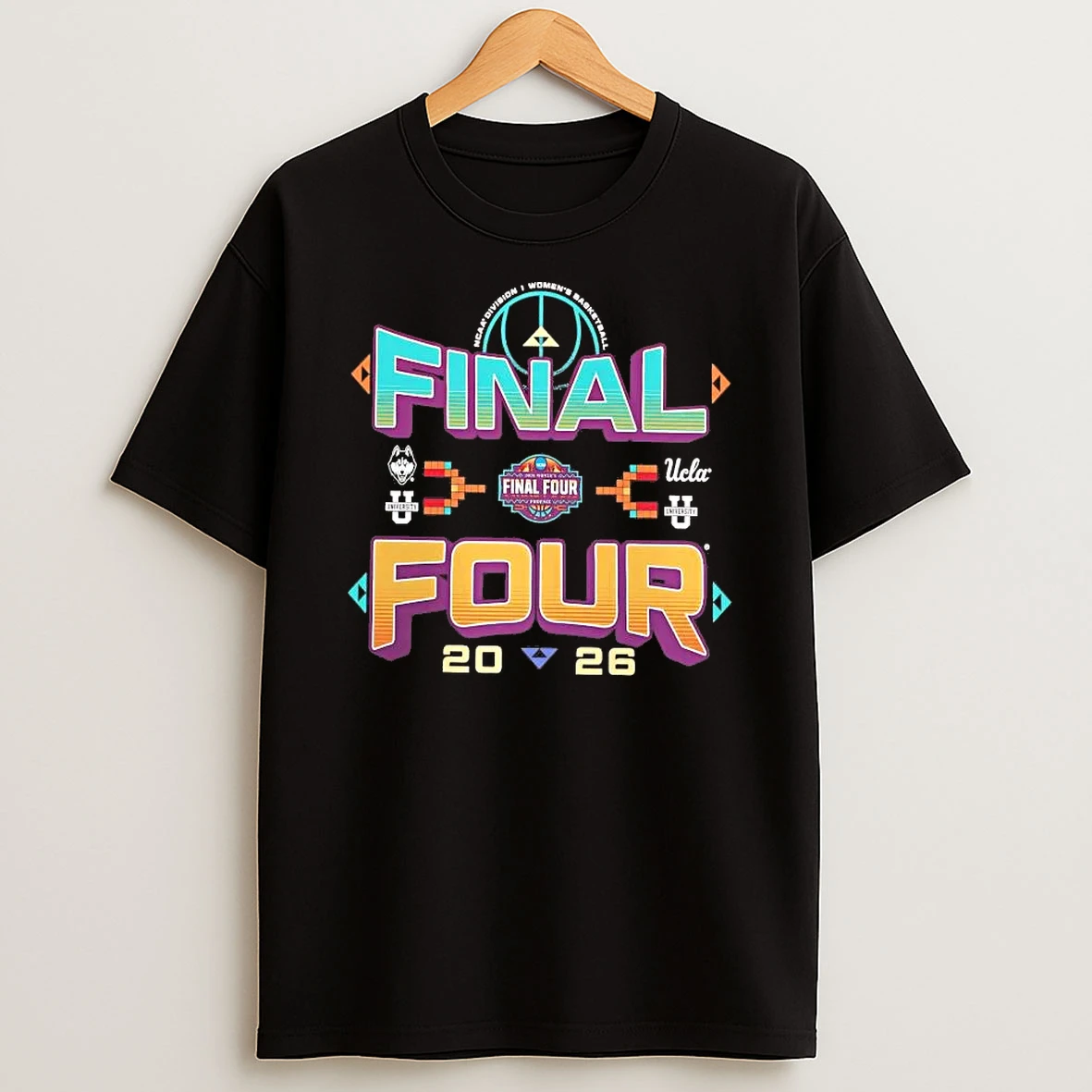 2026 Ncaa Womens Basketball Madness Final Four All Teams Tee Shirts
