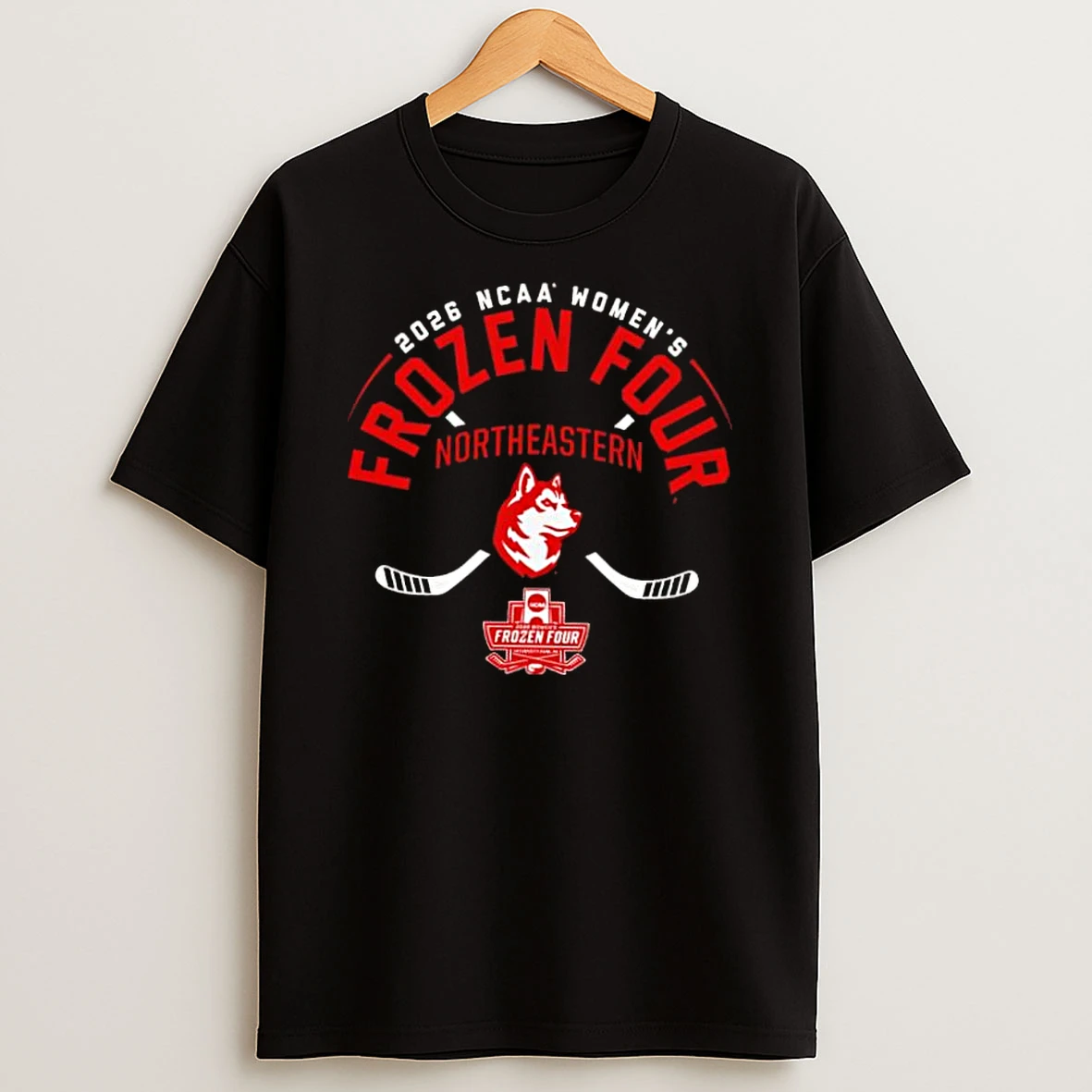 2026 Ncaa Womens Frozen Four Northeastern University Park Shirts