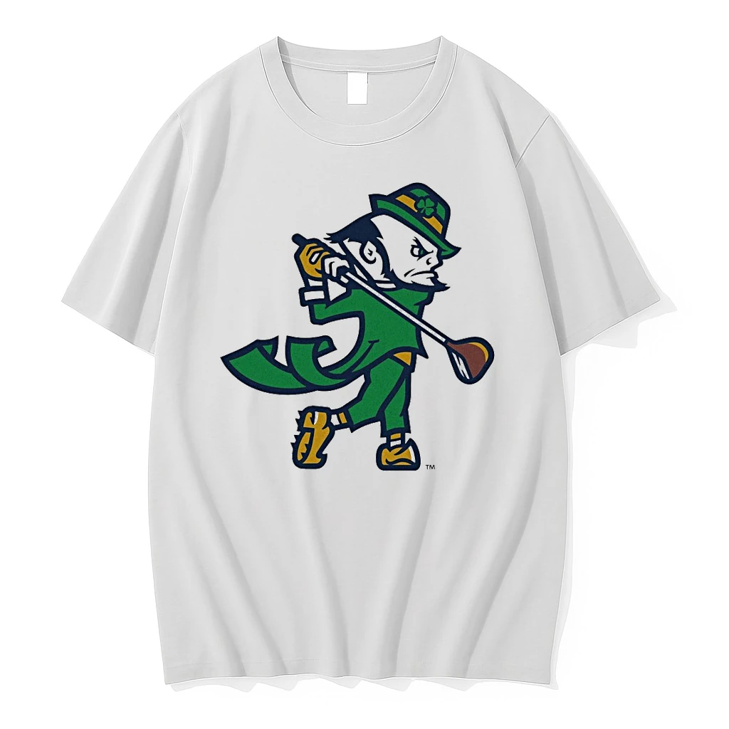 2026 Notre Dame Fighting Irish Golf Leprechaun New Logo Shirts