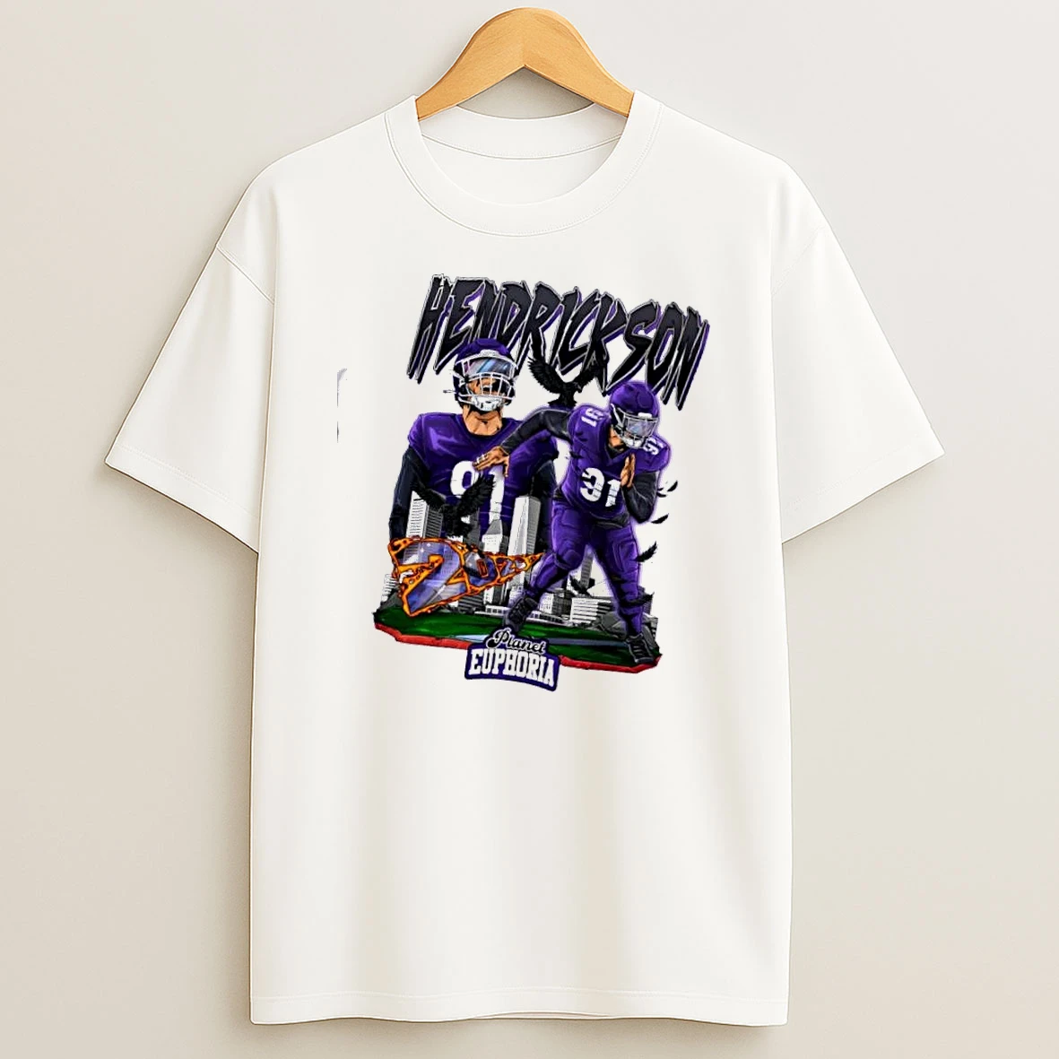 2026 Trey Hendrickson Buffalo Bills Football City Graphic Shirts