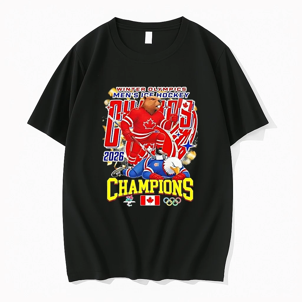 2026 Winter Olympics Mens Ice Hockey Canada Beat Usa Champions Shirts