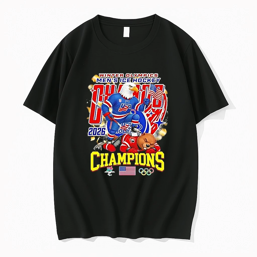2026 Winter Olympics Mens Ice Hockey Usa Beat Canada Champions Shirts