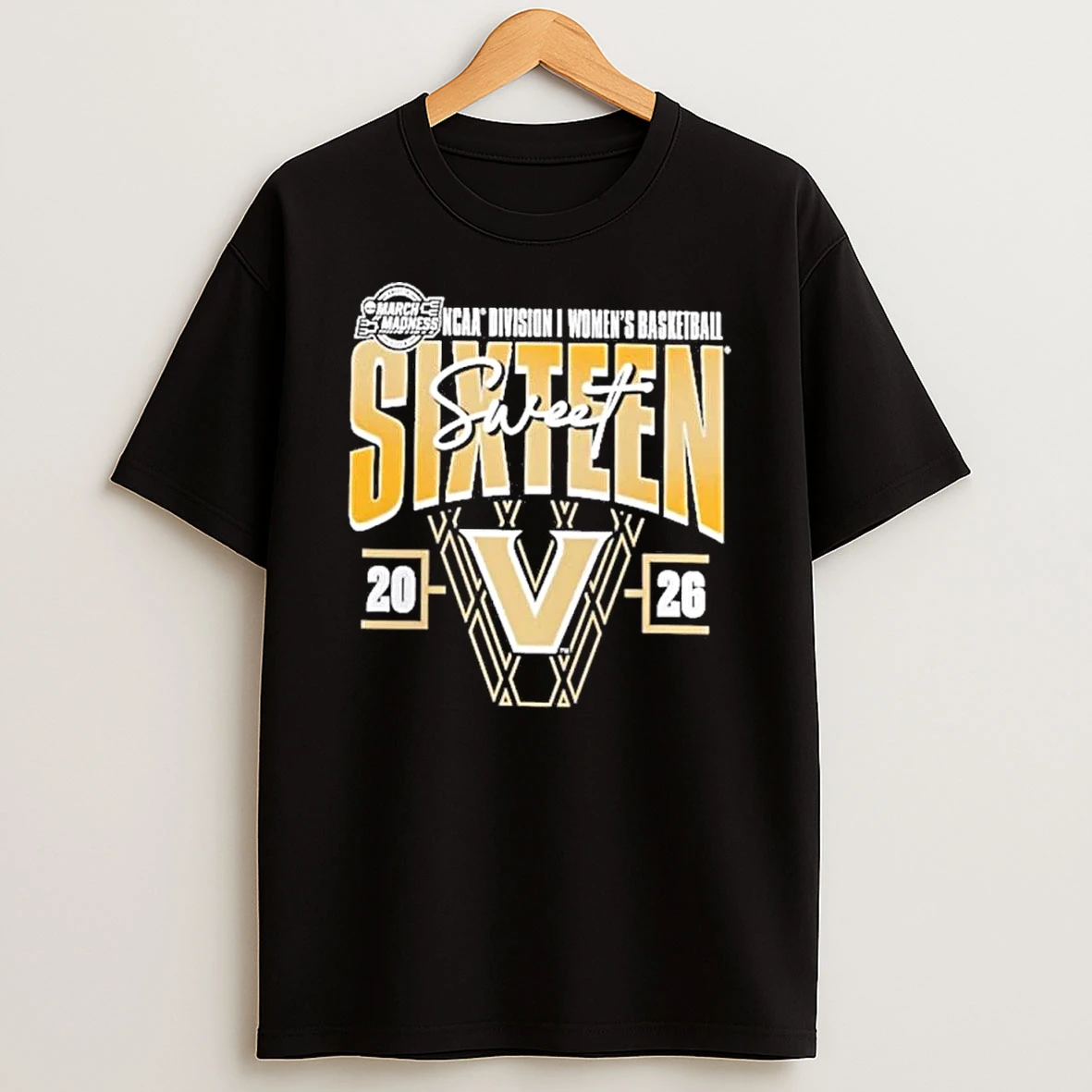 2026 Womens Basketball Sweet Sixteen Vanderbilt Commodores Shirts