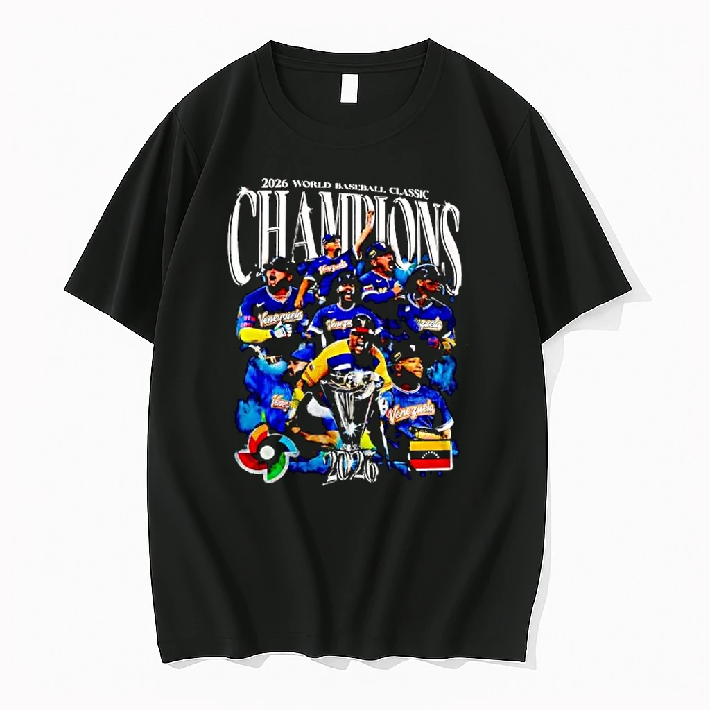 2026 World Baseball Classic Champions Venezuela Team Celebration Shirts
