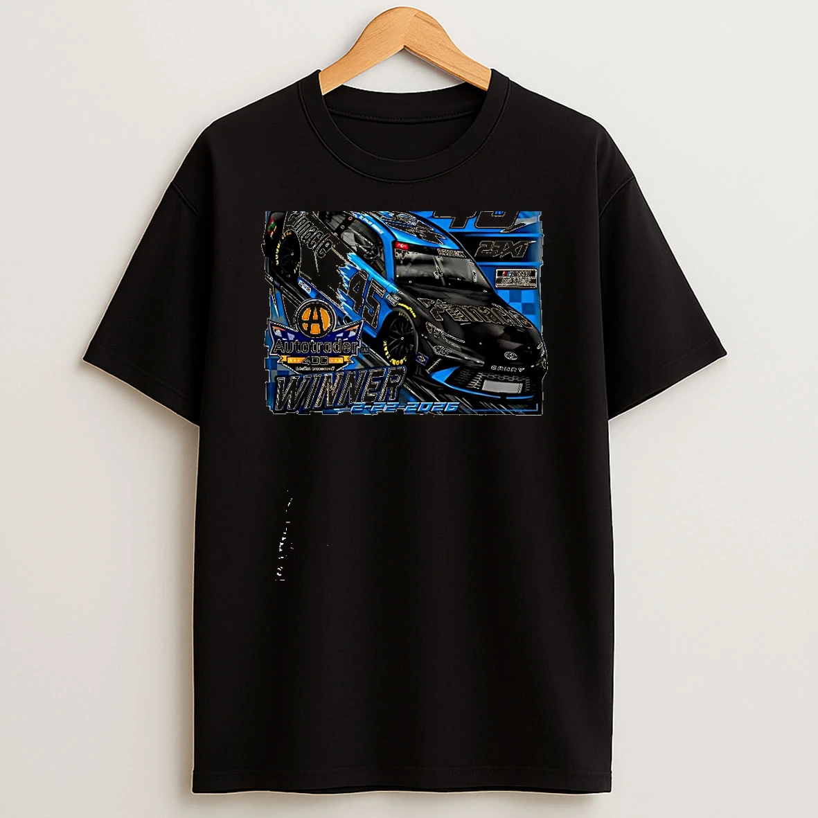 23xi Racing Shop Tyler Reddick Autotrader 400 Race Winner 2 22 2026 Shirts