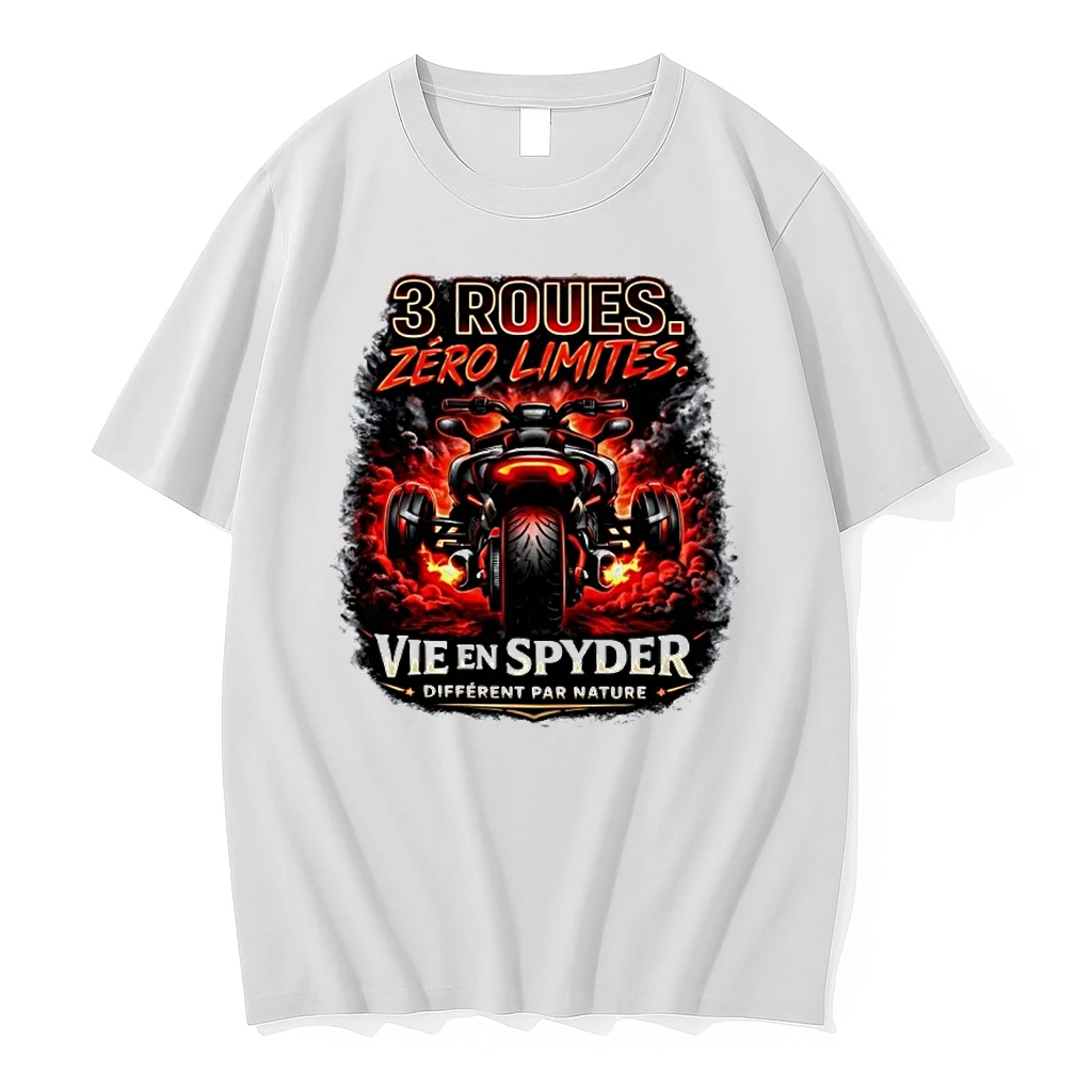 3 Roues Zero Limites Vie En Spyder Different Par Nature Shirts