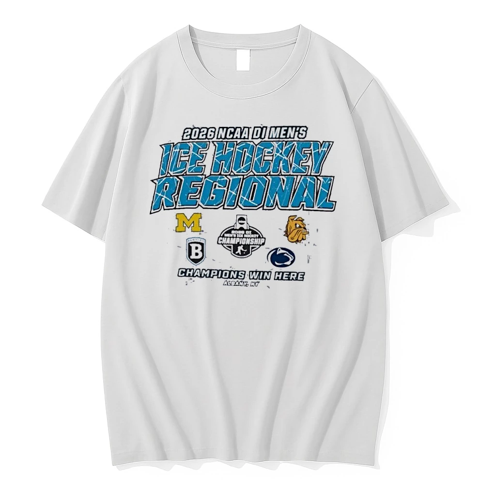 4 Teams 2026 Ncaa Di Mens Ice Hockey Regional Albany Ny Shirts