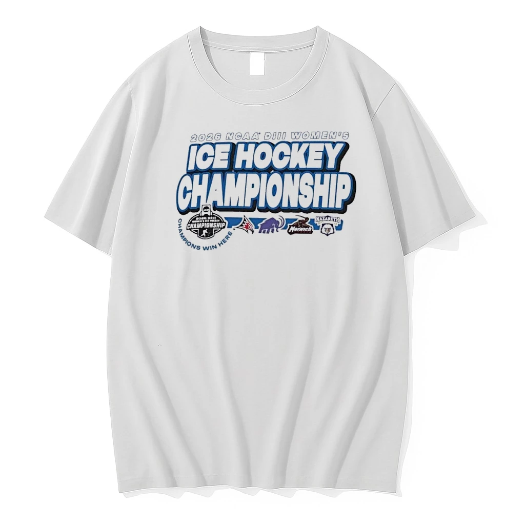 4 Teams 2026 Ncaa Diii Womens Ice Hockey Championship Shirts